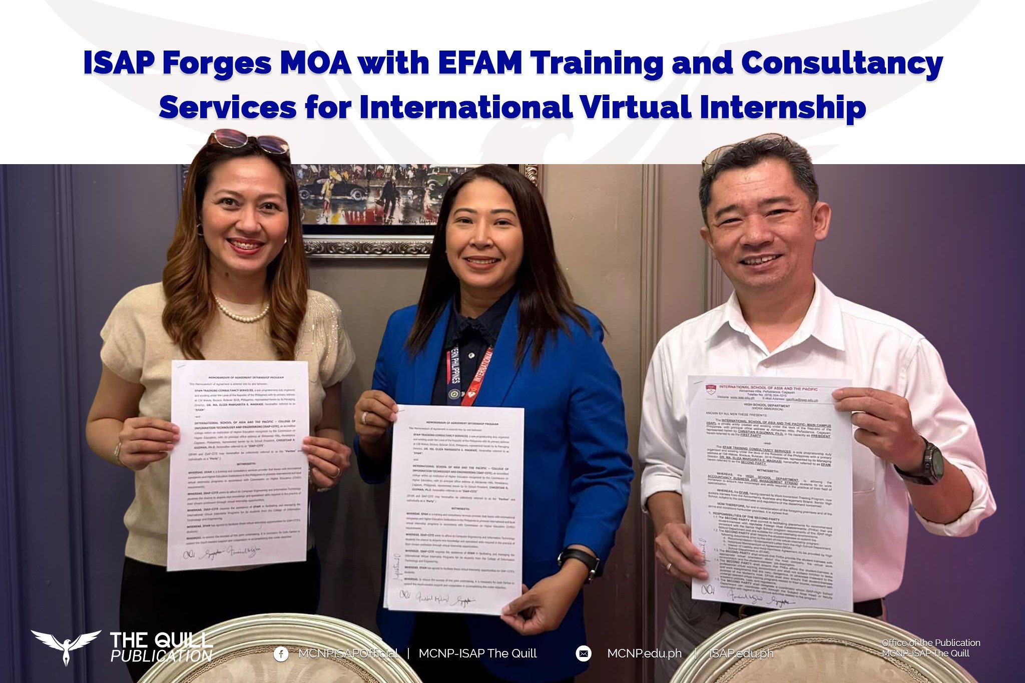 𝐈𝐒𝐀𝐏 𝐅𝐨𝐫𝐠𝐞𝐬 𝐌𝐎𝐀 𝐰𝐢𝐭𝐡 𝐄𝐅𝐀𝐌 𝐓𝐫𝐚𝐢𝐧𝐢𝐧𝐠 𝐚𝐧𝐝 𝐂𝐨𝐧𝐬𝐮𝐥𝐭𝐚𝐧𝐜𝐲 𝐒𝐞𝐫𝐯𝐢𝐜𝐞𝐬 𝐟𝐨𝐫 ...